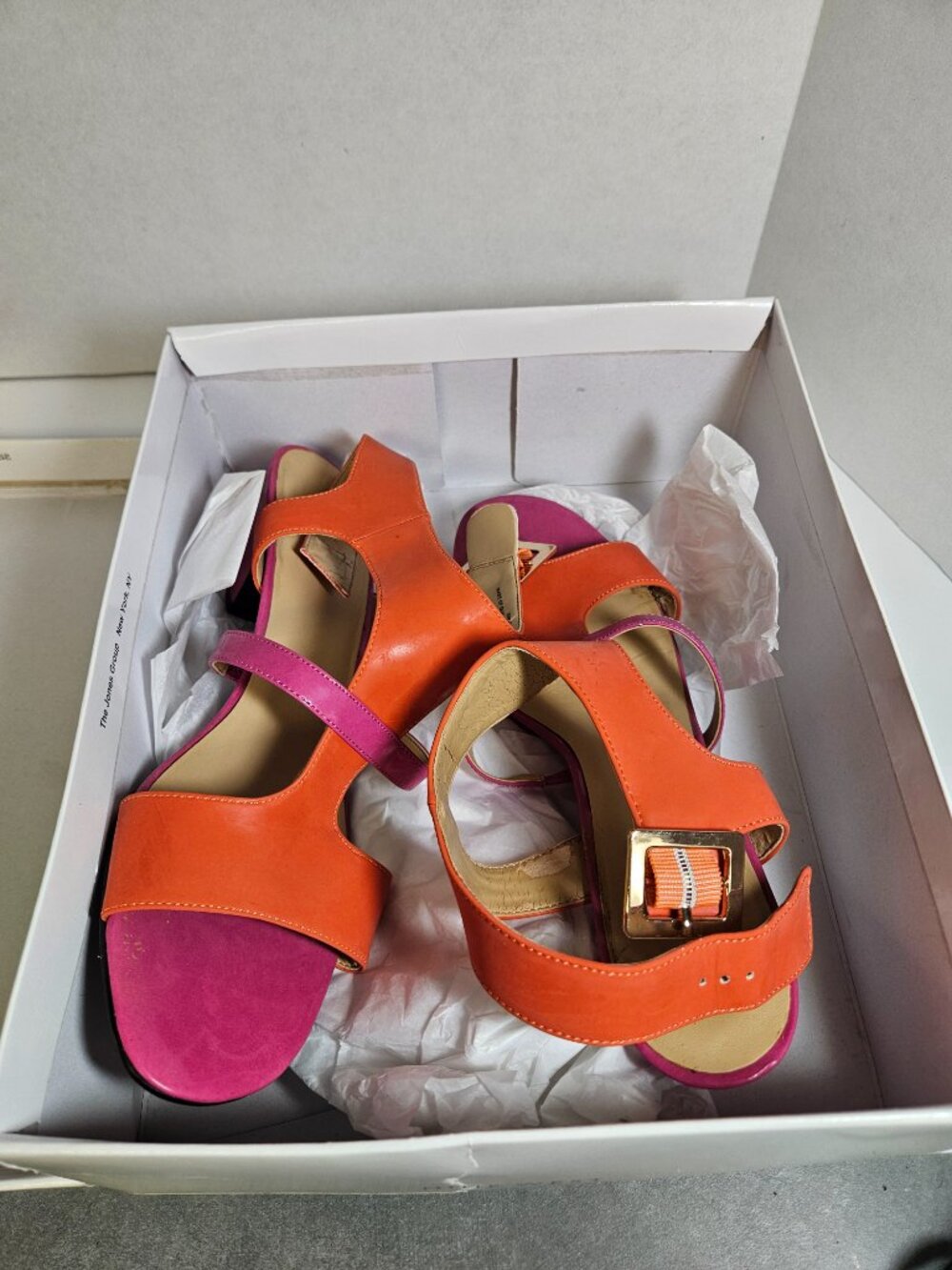 Nine West Patent Leather Sandal Heel - Picture 2 of 16